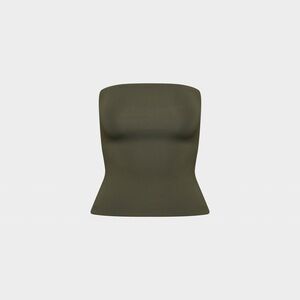 Aritzia Contour Dark Olive Tube Top